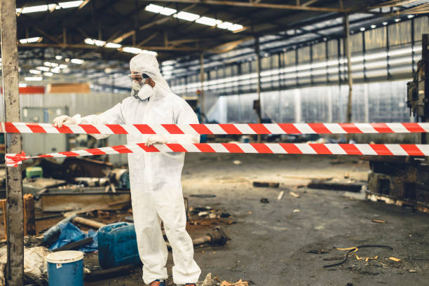 Professional Crime Scene Cleanup technician working in Sterling, GA